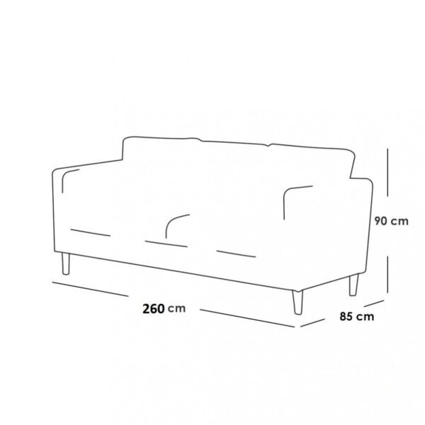 كنبة رباعية ليسنس - بيج