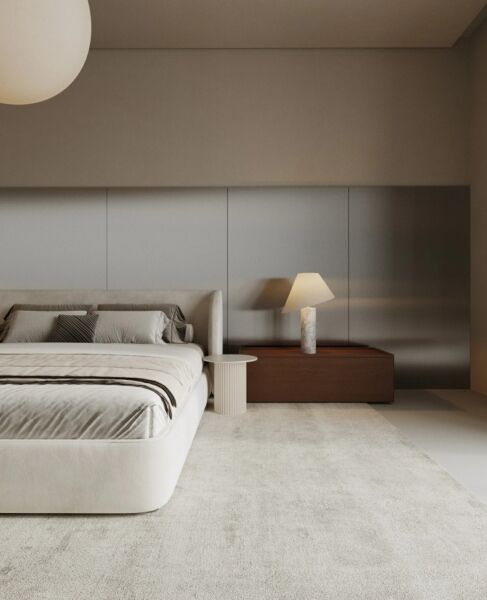 سرير سوبر كينغ 200X200 سم دوز - بيج