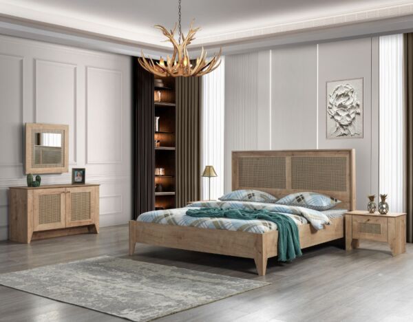 طقم غرفة نوم كينج 5 قطع - مادورا- 180x200