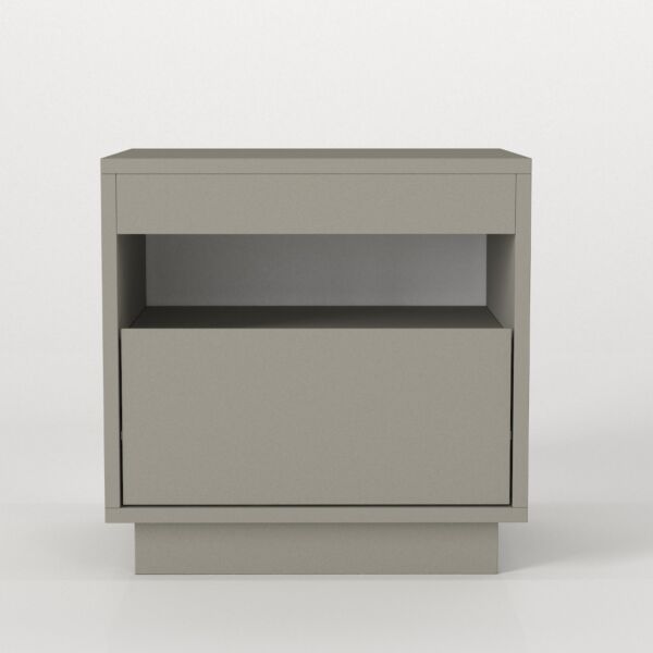 كومودينو خشب ساراندا - بيج مائل للرمادي