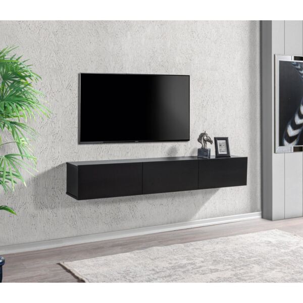 حامل تلفزيون جداري رالما إلم كوڤ - اسود