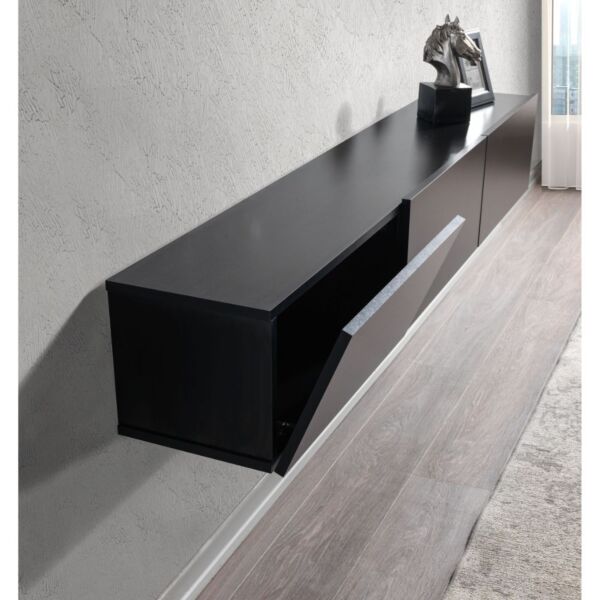 حامل تلفزيون جداري رالما إلم كوڤ - اسود