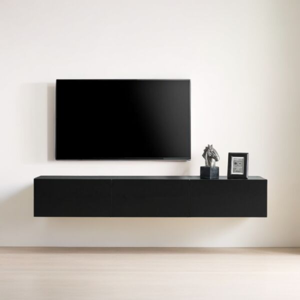 حامل تلفزيون جداري رالما إلم كوڤ - اسود