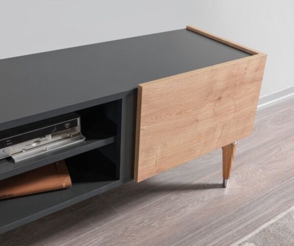 طاولة تلفزيون مع وحدة جدارية كيبيرا إلم كوڤ 