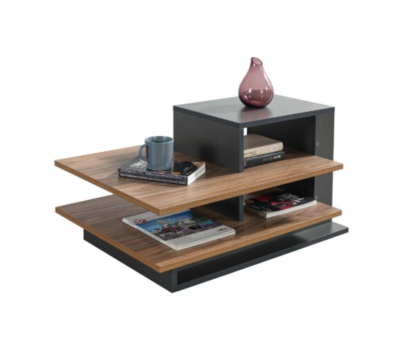 طقم طاولات فينوس إلم كوف - بني ورمادي غامق- 3 قطع 