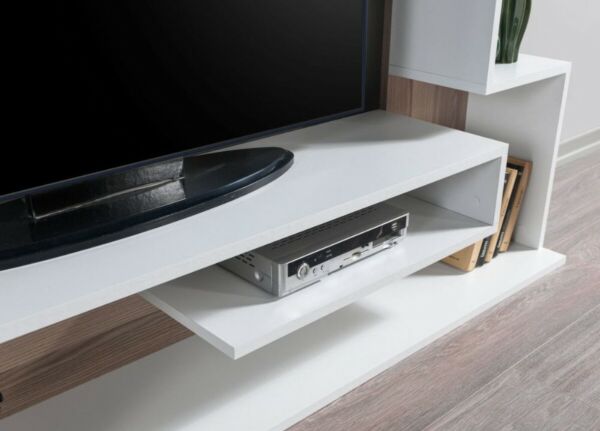 طاولة تلفاز ميتهان إلم كوف - ابيض