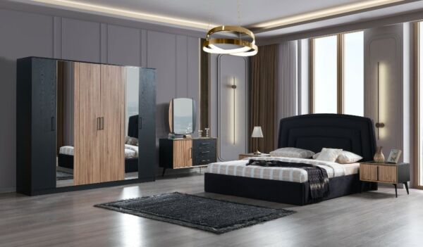 طقم غرفة نوم كينج 6 قطع - انسين - 180x200