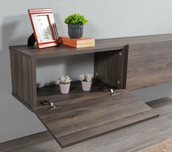 وحدة زيادة مساحة اضافية لطاولة التلفزيون دانييل - رمادي غامق