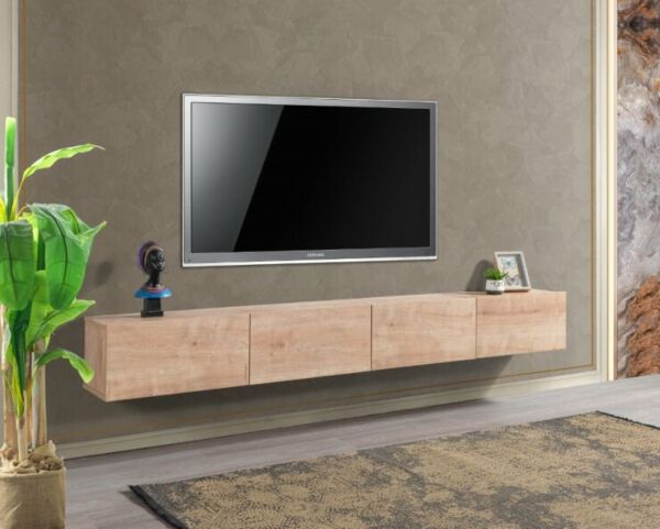 وحدة زيادة مساحة اضافية لطاولة التلفزيون دانييل - 60 سم بني فاتح