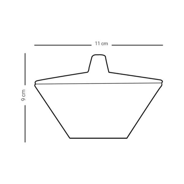 تمرية مع غطاء قرطبة لون بلاتيني