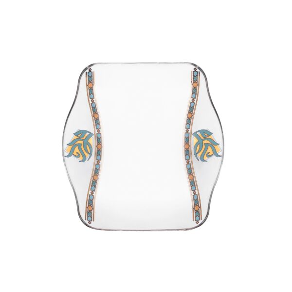 طقم صحون حلى 19 سم وروود مذهب 6  قطع