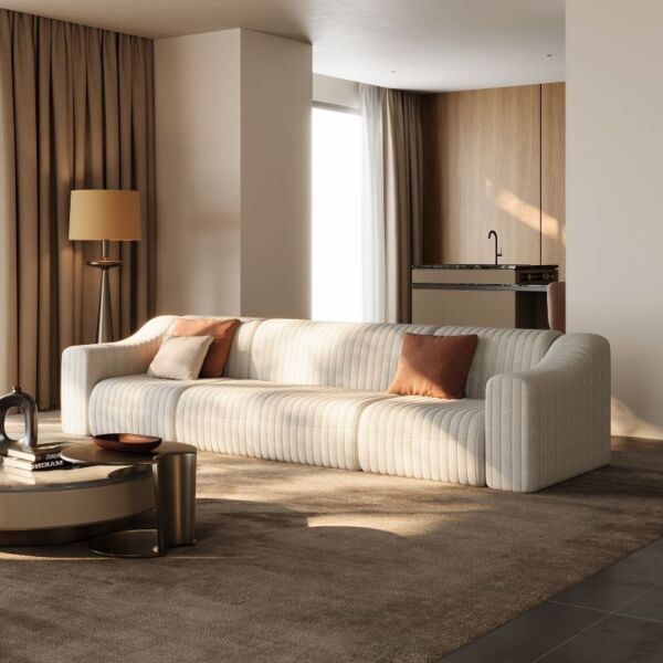 كنبة رباعية فيكتوريا - بيج