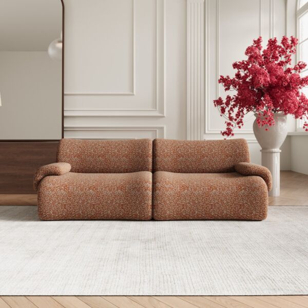 كنبة رباعية سيدار - برتقالي