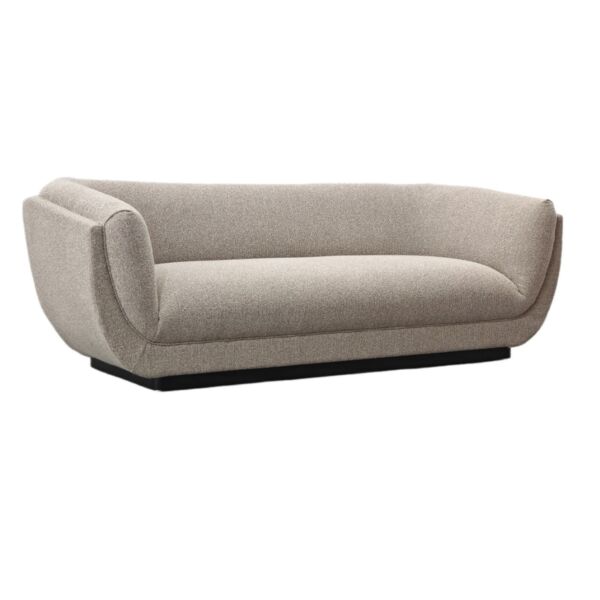 كنبة بيرلا - 3 مقاعد - بيج غامق