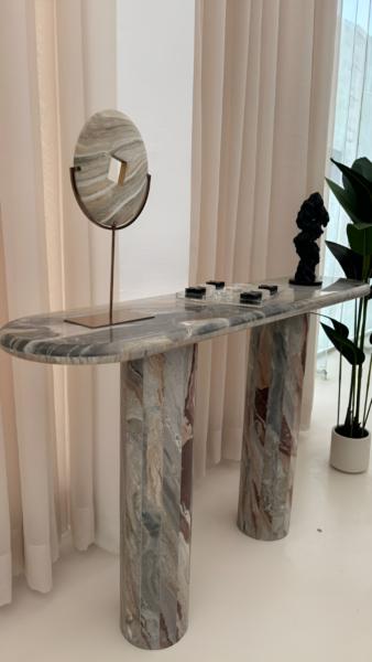 كونسول رخام ايطالي فاخر