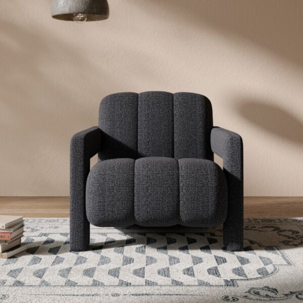 كرسي مفرد جاد - رمادي غامق