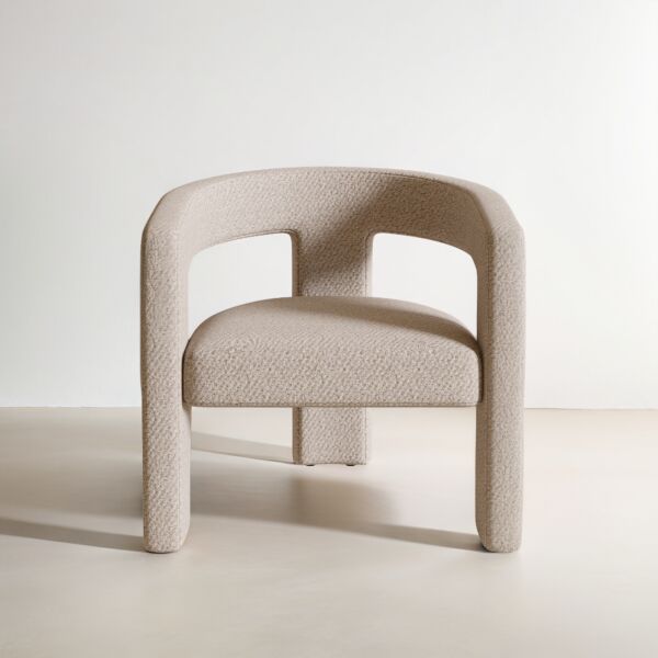 كرسي طعام اجمس - بيج