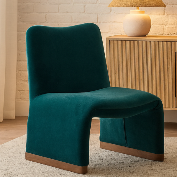 كرسي مفرد شاوبر - اخضر غامق