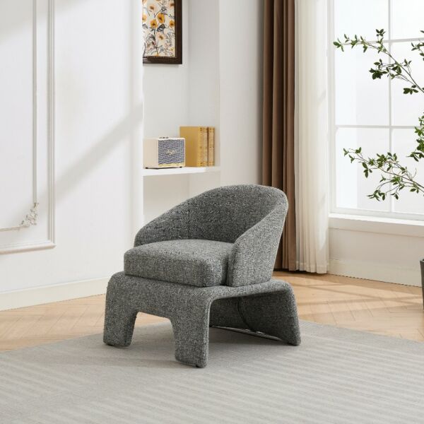 كرسي مفرد اروندا - رمادي