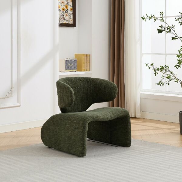 كرسي مفرد بوشان - اخضر