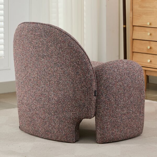 كرسي مفرد شايني - بني ومتعدد الالوان