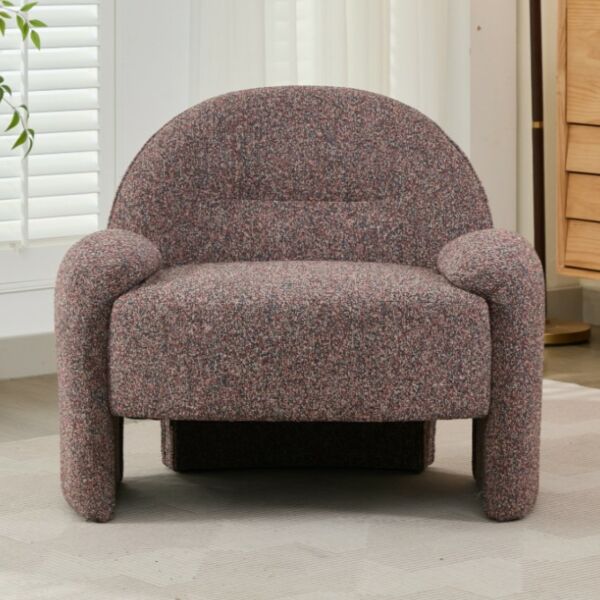 كرسي مفرد شايني - بني ومتعدد الالوان