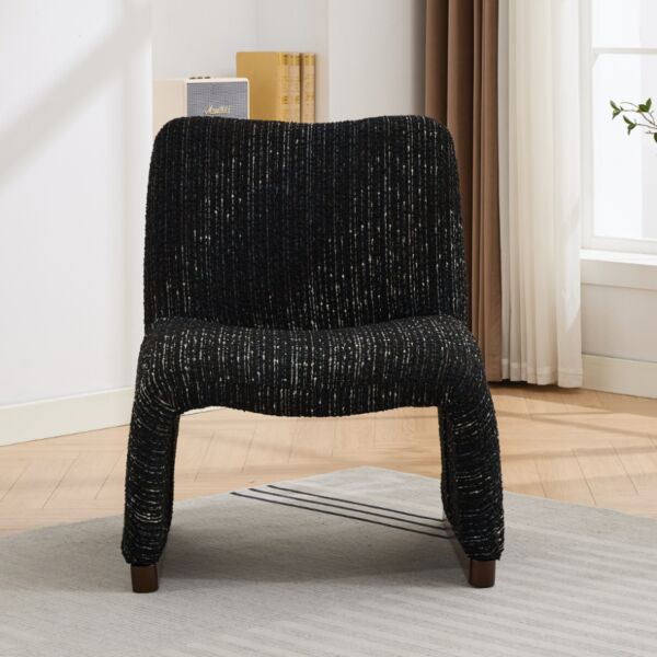 كرسي مفرد بوكليه شاوبر - اسود ومتعدد الالوان