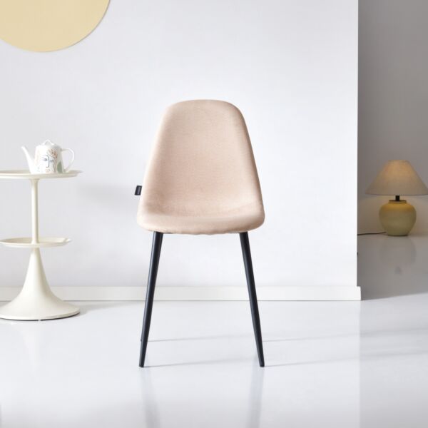 كرسي طاولة طعام لاتيا بيج - 44x87x52 سم