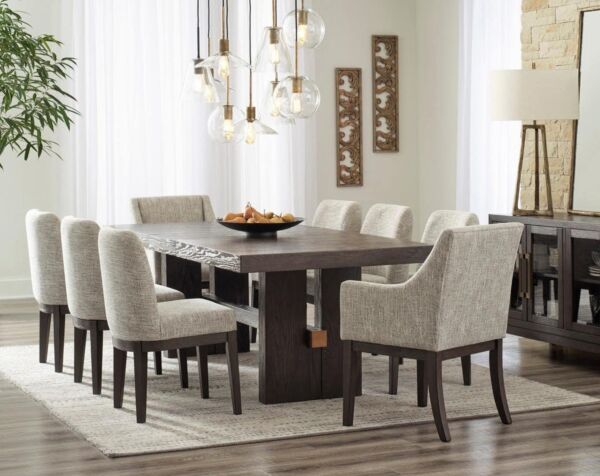 طقم طاولة طعام 8 كراسي بورخاوس