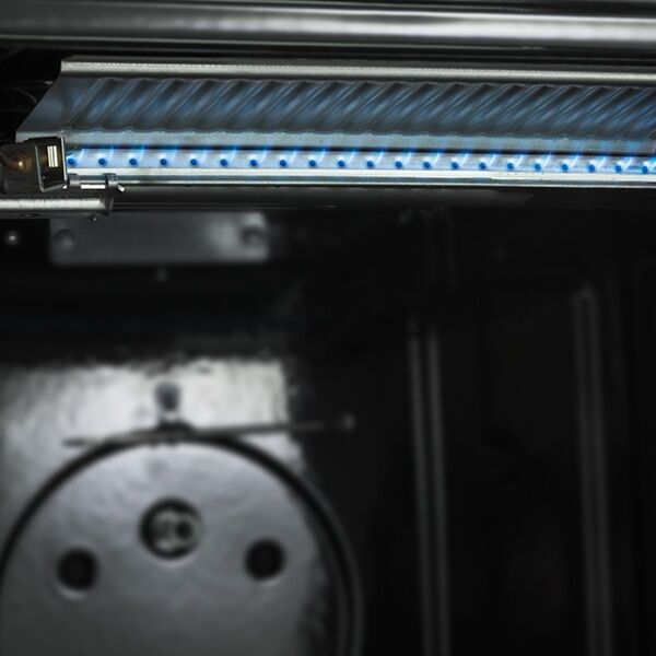 فرن بلت ان غاز ايطالي 90 سم 5 وظائف البا - اسود