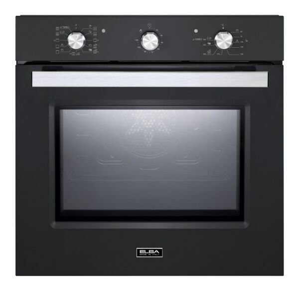 فرن بلت ان كهرباء 60 سم 11 وظائف 74 لتر ايطالي البا - اسود وشفاف