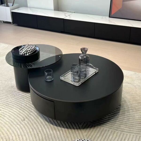 طاولة قهوة مودرن اليجانس - اسود