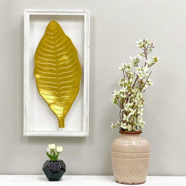 لوحة خشب بالنسيا شكل ورقة شجر