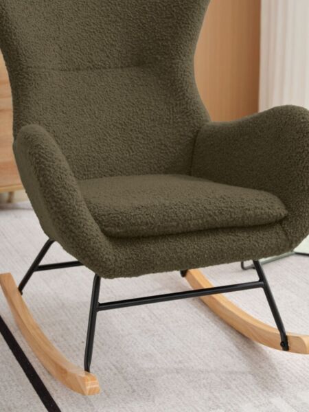 كرسي هزاز روزالينا - أخضر