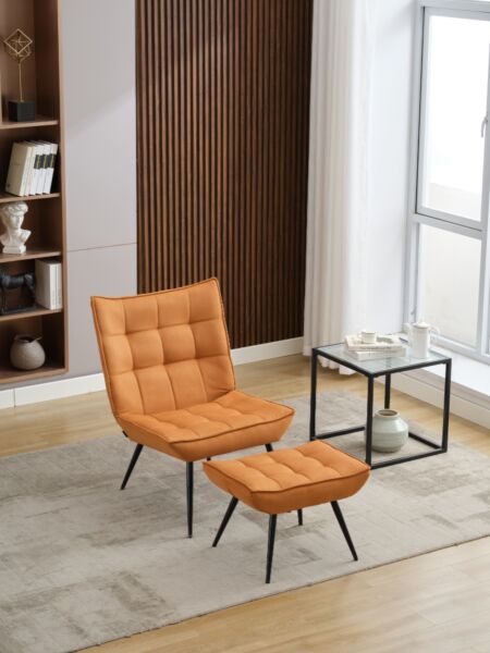 كرسي استرخاء انستازيا مع مسند أقدام - جملي