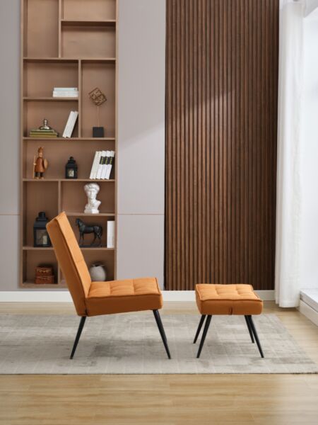 كرسي استرخاء انستازيا مع مسند أقدام - جملي