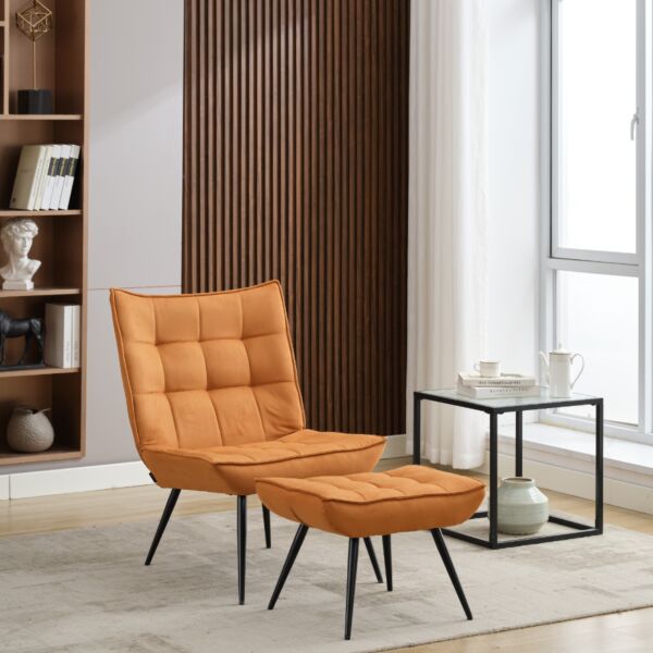 كرسي استرخاء انستازيا مع مسند أقدام - جملي