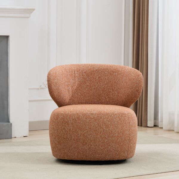 كرسي دوار ريبيل - برتقالي واسود