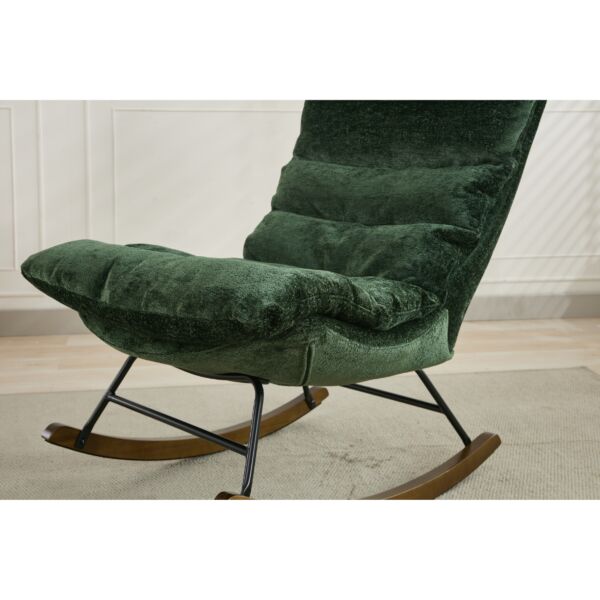 كرسي استرخاء هزاز مدونا - اخضر