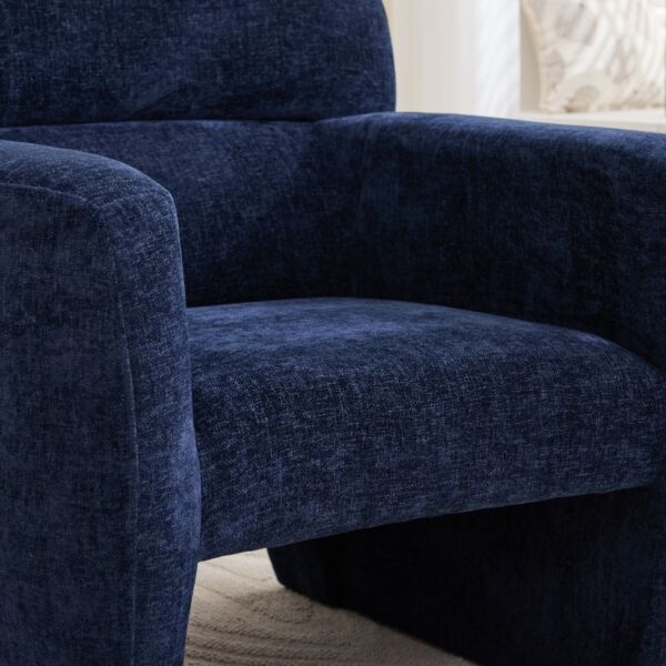 كرسي مفرد نازك - ازرق غامق