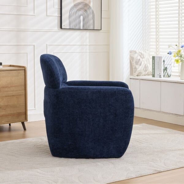 كرسي مفرد نازك - ازرق غامق