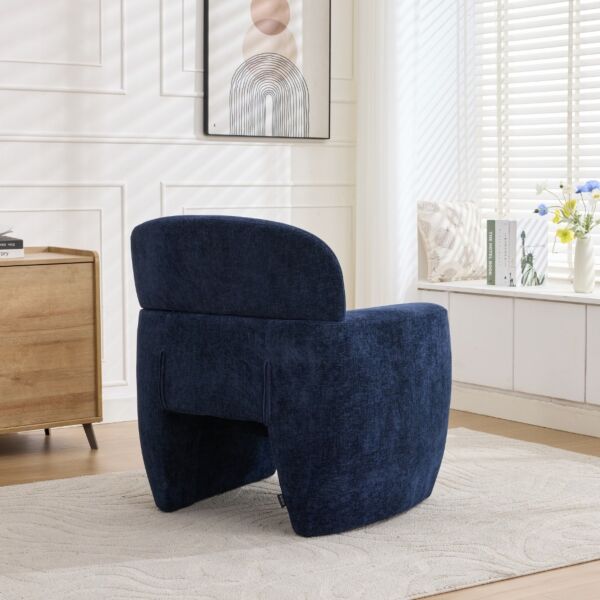 كرسي مفرد نازك - ازرق غامق