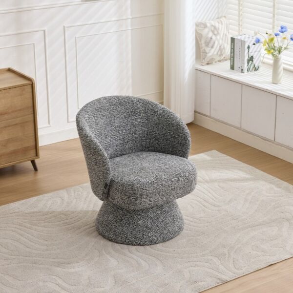 كرسي مفرد بارس - رمادي غامق