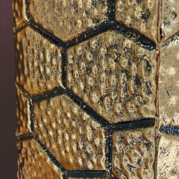 فازة حديد معتق روبي - كبيرة