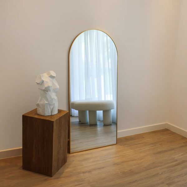 مرآة حائط سيمبلي  -  ذهبي