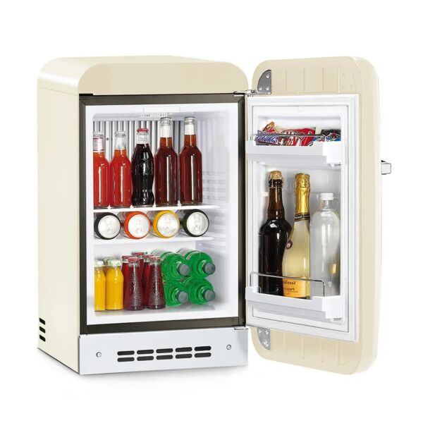 ثلاجة سميج ميني بار باب واحد ريترو ستايل 38 لتر  - كريمي