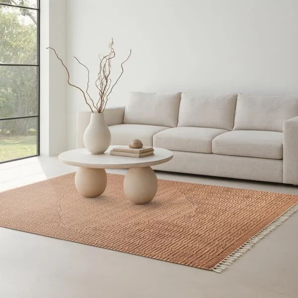 سجادة مودرن لوفير 250x350 سم - برتقالي