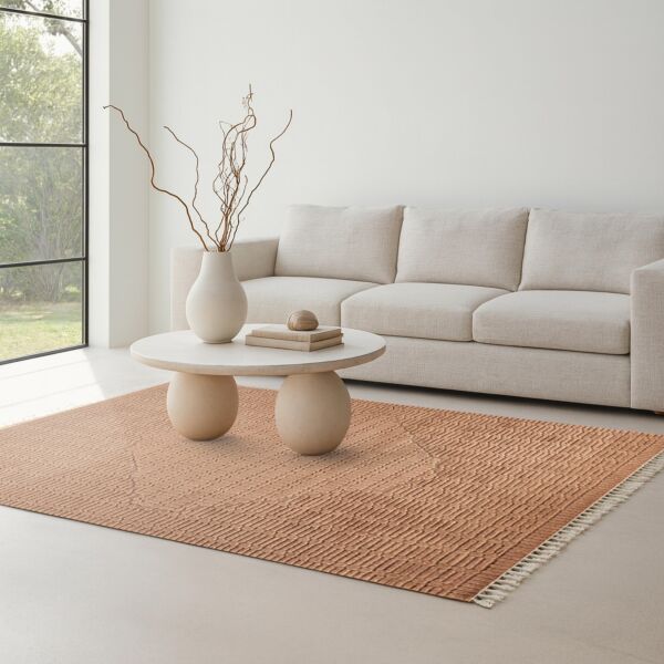 سجادة مودرن لوفير 400x300 سم - برتقالي