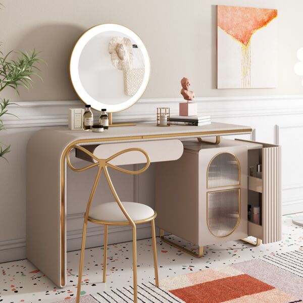 طاولة تزيين أمانتي مع مرآة 