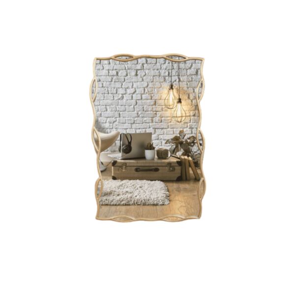 مرآة حائط اليجانتو  -  ذهبي